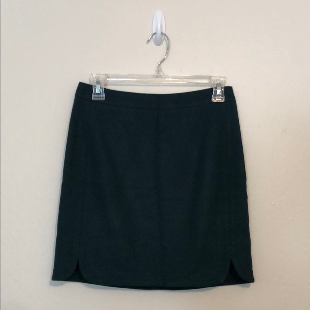 Hunter green skirt